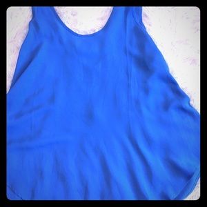 Lush Chiffon Ocean Top